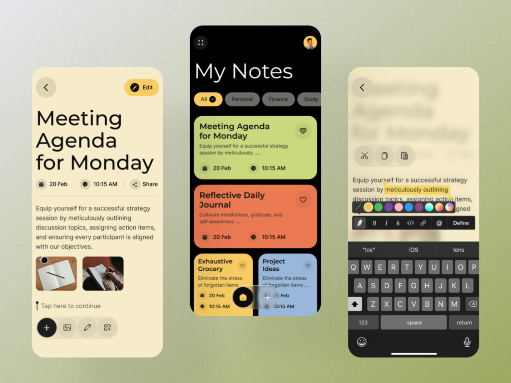 Notes Taking Mobile App - Hossain Mahmud Mahi