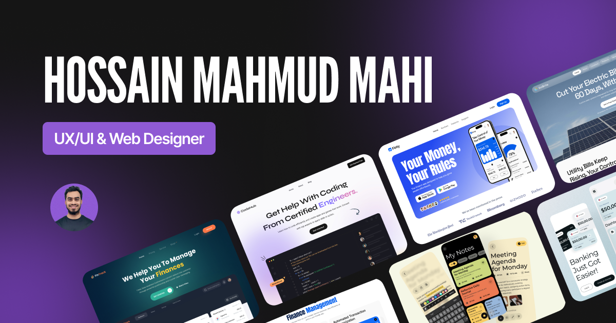 Home - Hossain Mahmud Mahi